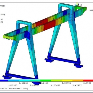A���p�����^�Tʽ���ؙC(j��)����Ԫ���� finite element analysis of A type girder hook ga ...
